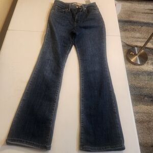 Levi Strauss & Co  Riveted Original Bootcut High Rise Jeans Casual Chic